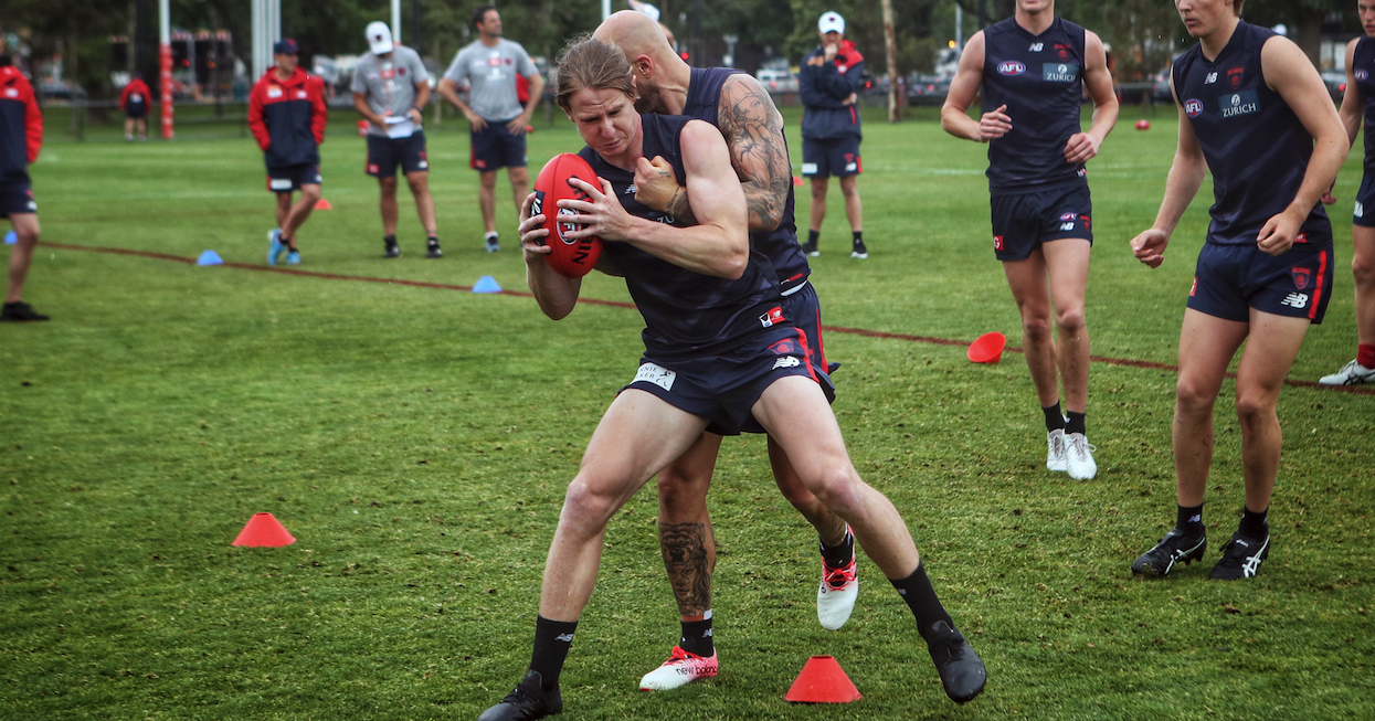 Guy Walker playing football AFL